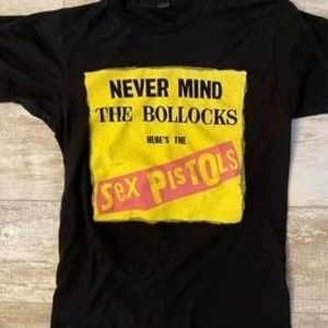 Men’s Small Never Mind The Bollocks Here’s The Sex Pistols Shirt